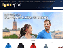 Tablet Screenshot of igorsport.se